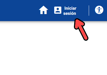 Botón Iniciar sesión en SRI en línea